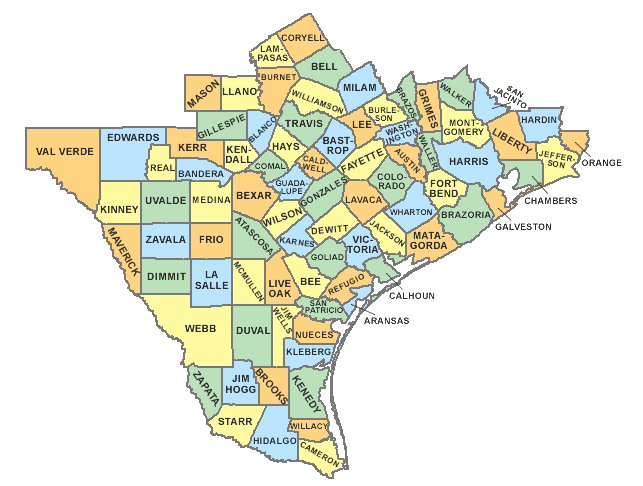 South-Texas-Counties