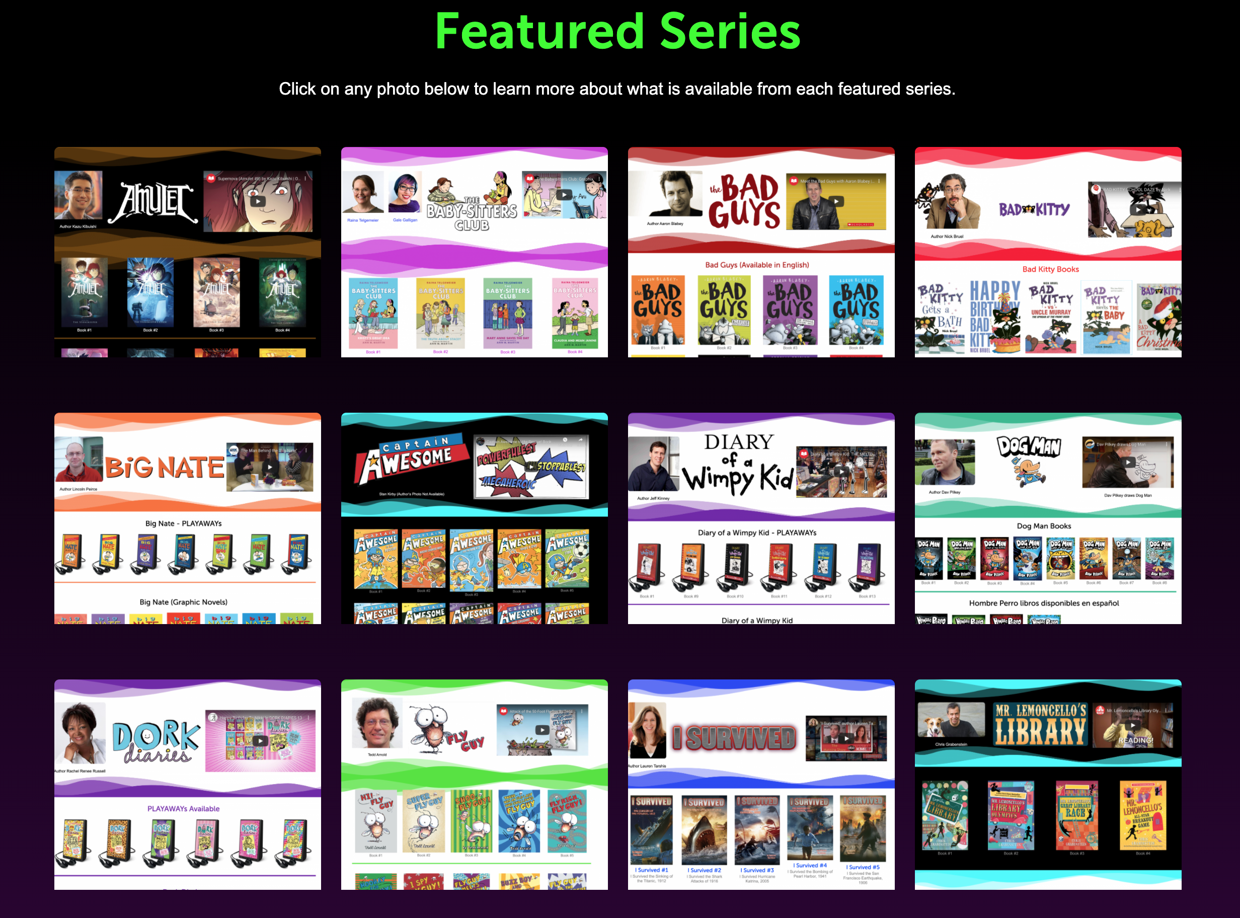 Featured Series Bound to Stay Bound Books