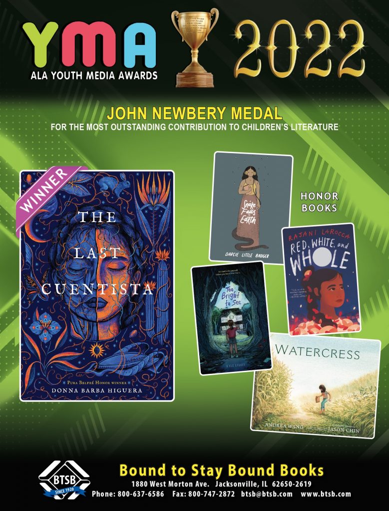 2022 ALA Youth Media Award POSTERS Bound to Stay Bound Books