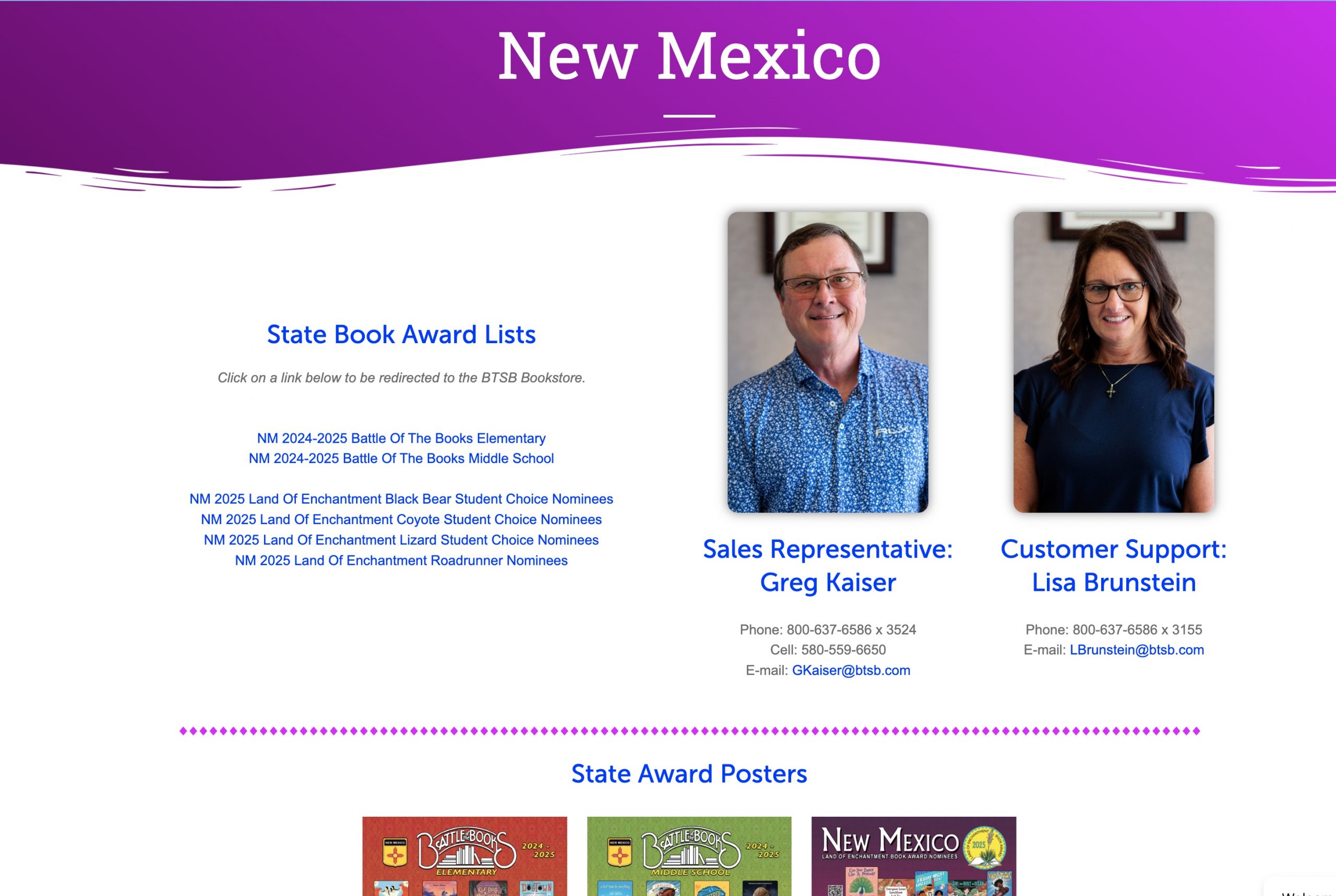 New Mexico Greg Kaiser Bound to Stay Bound Books